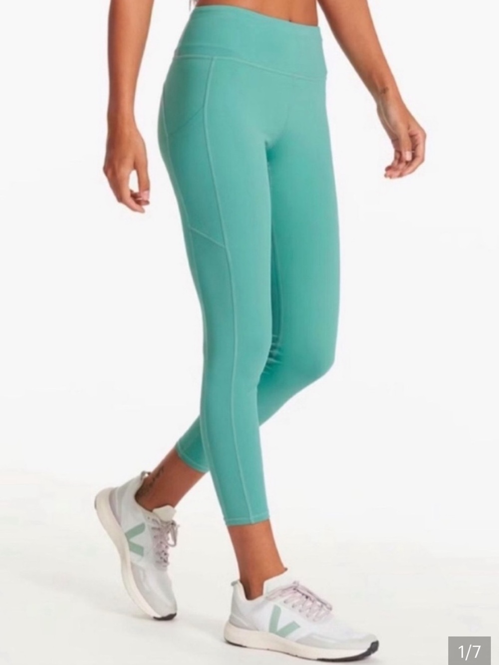Vuori Capri Leggings in Turquoise